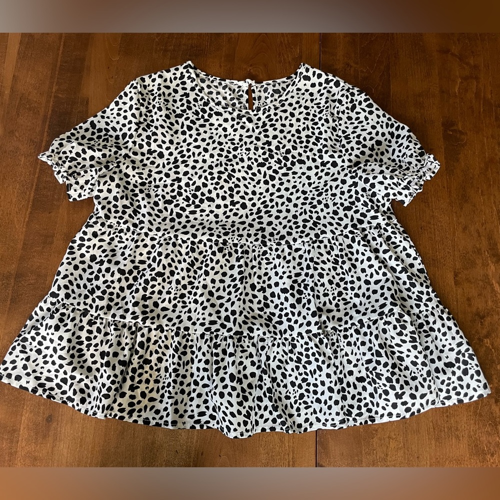 3 for $15- Animal Print Top - Medium